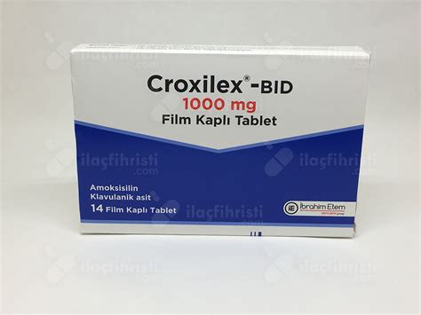 croxilex bid 1000 mg nedir
